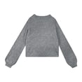 thumbnail image 1 of Vedolay Sweaters for Women Trendy Women's Cropped Striped Sweaters Oversized Long Sleeve Crew Neck Crop Tops,Gray XL, 1 of 4