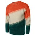 thumbnail image 1 of Vedolay Sweaters for Young Men 2023 Crew Neck Sweater Tops for Men Pullovers Hot Pink,2XL, 1 of 5