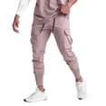 thumbnail image 1 of Vedolay Sweatpants for Men Relaxed Fit Drawstring Outdoor Trousers Pink,2XL, 1 of 5