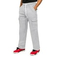 thumbnail image 1 of Vedolay Sweatpants for Men Relaxed Fit Stretch Cargo Pants Drawstring Jogger Pant Grey,M, 1 of 4