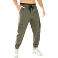 thumbnail image 1 of Vedolay Sweatpants for Men Simple Print Casual Pants Trousers with Pockets Green,XL, 1 of 5
