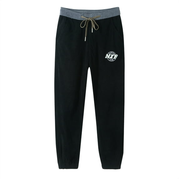 Vedolay Sweatpants for Men Straight Pants Trouser Camping Casual Sports Pants Black,4XL