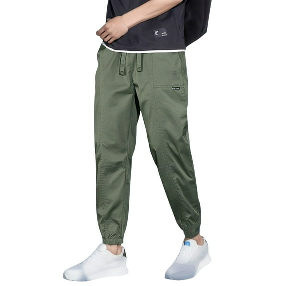 Vedolay Sweatpants with Pockets Men Casual Jogging Sports Pants Mens Summer Fashion Green,3XL