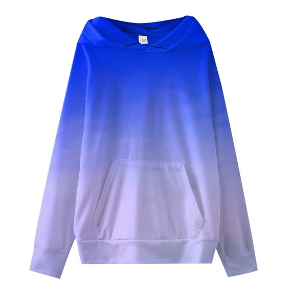 Vedolay Sweatshirt Girls Pullover Crewneck with Ruffle Trim Long Sleeve Cute Oversize Sweatshirts,Dark Blue 3-4 Years