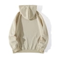 thumbnail image 1 of Vedolay Sweatshirt Women's Casual Oversized Hoodies 2023 Fall Winter Pullover Tops with Pockets,Khaki M, 1 of 4