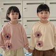 thumbnail image 1 of Vedolay Sweatshirt for Girl Toddler Girl's Sweatshirt Casual Pullover Sweater Long Sleeve Shirts,Beige 18-24 Months, 1 of 3