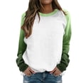 thumbnail image 1 of Vedolay Sweatshirt for Women 2023 Soft And Comfy Basic Pullover Crewneck Sweatshirt White,L, 1 of 5