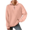 thumbnail image 1 of Vedolay Sweatshirt for Women Printed Sweatshirt Loose Soft Long Sleeve Pullover Tops Shirts Pink,XL, 1 of 5