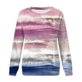 thumbnail image 1 of Vedolay Sweatshirt for Women Women's 2023 Casual Long Sleeve Sweatshirts Crew Neck Relaxed Fit Tops,Pink M, 1 of 3