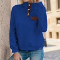 thumbnail image 1 of Vedolay Sweatshirt for Women Womens Oversized Long Sleeve Shirts Pullover Crewneck Sweatshirts Casual Tops,Blue S, 1 of 3