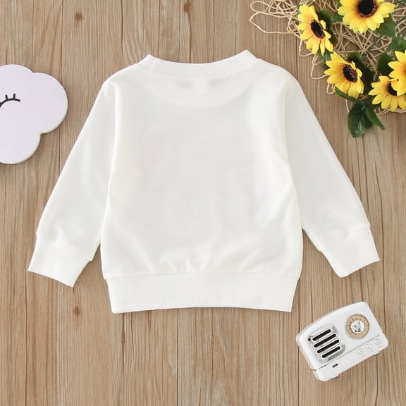 Vedolay Sweatshirts Girls Fall Letter Print Hooded Neck Sweatshirt Long Sleeve Pullover Top,A 2-3 Years