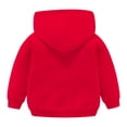 thumbnail image 1 of Vedolay Sweatshirts Girls Winter Sweatshirts Long Sleeve Crew Neck Loose Solid Color Pullover Top,Red 5-6 Years, 1 of 5