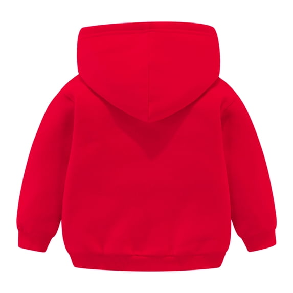 Vedolay Sweatshirts Girls Winter Sweatshirts Long Sleeve Crew Neck Loose Solid Color Pullover Top,Red 5-6 Years