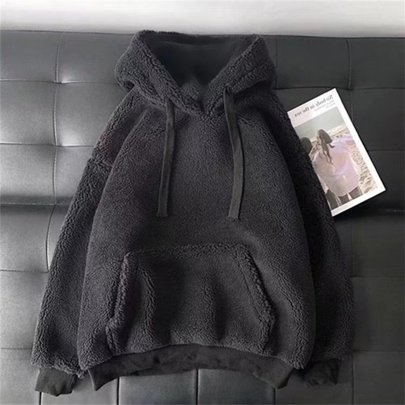 Vedolay Sweatshirts Women Womens Oversized Hoodies Sweatshirts Casual Long Sleeve Pullover Loose 2023 Fall Clothes,Black L