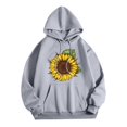 thumbnail image 1 of Vedolay Sweatshirts Women's Oversized Sweatshirts Crew Neck Long Sleeve Pullovers Sweatshirt Casual Fall Clothes,Gray M, 1 of 3