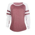 thumbnail image 1 of Vedolay Sweatshirts for Women Long Sleeve Dressy Oversized Blouses Red,S, 1 of 2