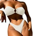 thumbnail image 1 of Vedolay Swimdress Swimsuits For Women Two Piece Bikini Sets for Women High Waisted Bikini Push Up Swimsuit Halter Wrap Criss Cross Bathing Suit,A M, 1 of 5