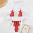thumbnail image 1 of Vedolay Swimsuit Coverup For Women Women High Waisted Swimsuit Triangle Top Two Piece Bikini Tummy Control Bathing Suit,White L, 1 of 5