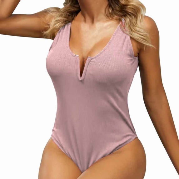 Vedolay Swimsuit For Women Women's Vintage Padded Push up One Piece Swimsuits Tummy Control Bathing Suits Plus Size Swimwear,RD2 S