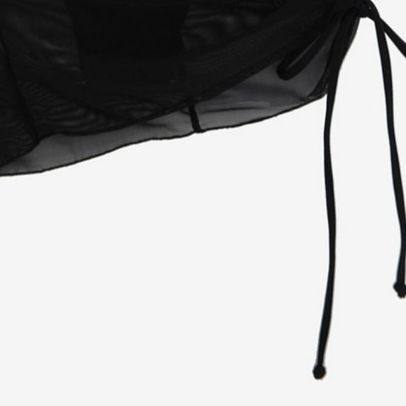 Vedolay Swimsuit Women Two Piece Womens Two Piece Swimsuits Wrap Front Bikini High Waisted Bottom Tummy Control Bathing Suits Vintage Print Swimwear,Black M