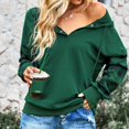 thumbnail image 1 of Vedolay T Shirts for Women 2023 Hoodies for Women 2023 Long Sleeve Sweatshirts Crewneck Casual Loose Fall Clothes,Green S, 1 of 4