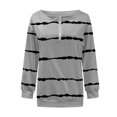 thumbnail image 1 of Vedolay T Shirts for Women Women's 2023 Oversized Hoodies Sweatshirts Casual Long Sleeve Pullover Loose 2023 Fall Clothes,Gray XXL, 1 of 3
