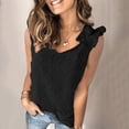 thumbnail image 1 of Vedolay Tank Tops Womens Tank Tops Summer T Shirts Sleeveless Casual Loose Tunic Blouses,Black XXL, 1 of 4