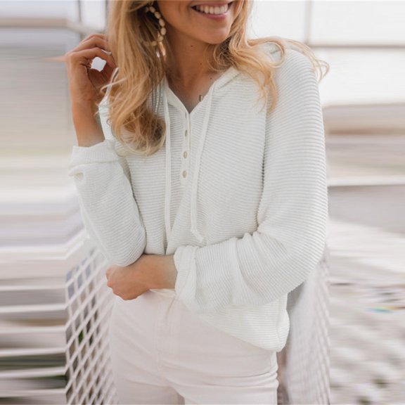 Vedolay Tank Tops for Women Knitted Vest Top Casual V Neck Button Down Sweater Tank Top,White S