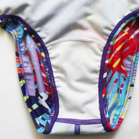 Vedolay Teen Girl Swimsuit Girls Swimsuits Ruffle Floral Bathing Suit One Piece Swim Dress Swimwear,Purple 6-7 Years