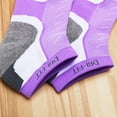 thumbnail image 1 of Vedolay Thigh High Socks Womens No Show Cotton Socks Cute Flower Novelty Funny Casual Socks Non Slip Low Cut Socks for Women,Purple L, 1 of 5