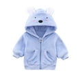 thumbnail image 1 of Vedolay Toddle Baby Girls Winter Coat Kids Hooded Grils Toddler Jacket Thick Boys Coat Blue,73, 1 of 4