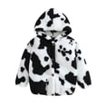 thumbnail image 1 of Vedolay Toddler Baby Boys Coats Baby Girls Long Sleeve Hooded Coat Top Black,86, 1 of 5