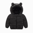 thumbnail image 1 of Vedolay Toddler Baby Winter Puffer Coat Cute Bear Hooded Kids Boys Girls Winter Windproof Warm Coats Bear Ears Hooded Padded Jacket Outwear, 1 of 6