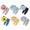thumbnail image 1 of Vedolay Toddler Boy Clothes 3 6 12 18 24 Months 2T 3T 4T 5T 6T Boys Fall Winter Long Sleeve Shirt Top+Jogger Pants Set 2 PCS Kid Outfits, 1 of 4