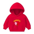 thumbnail image 1 of Vedolay Toddler Boys Clothes 2023 Big Girls Hoodies and Sweatshirts Girls Tops Hooded Sweater Red,90, 1 of 1