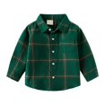 thumbnail image 1 of Vedolay Toddler Boys Clothes Girls' long Sleeve Tops Girls Casual Loose Soft Shirt Green,110, 1 of 4