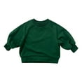 thumbnail image 1 of Vedolay Toddler Boys Clothes Warm Long Sleeve Tops for Kids Boys Girls Sweatshirt Green,100, 1 of 5