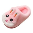 thumbnail image 1 of Vedolay Toddler Boys Slippers Lining Shoes Girls Indoor Slipper Winter Slippers Pink,36, 1 of 4