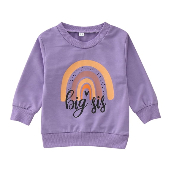 Vedolay Toddler Fall Girl Clothes Fall Hoodie Tops Toddler Hooded Sweater Casual Hoodies Purple,90