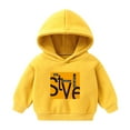 thumbnail image 1 of Vedolay Toddler Girl Clothes Long Sleeve Shirts Girl Pullover Sweatshirt Tops Yellow,110, 1 of 1