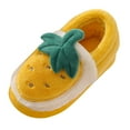 thumbnail image 1 of Vedolay Toddler Girls Slippers Plush Non-Slip Cute Slippers for Kids Warm Winter Shoes Yellow,30, 1 of 5