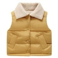 thumbnail image 1 of Vedolay Toddler Kids Winter Jackets 2023 Hooded Windproof Toddler Girls Warm Winter Coat Yellow,120, 1 of 5