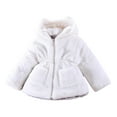 thumbnail image 1 of Vedolay Toddler Kids Winter Jackets Winter 2023 Snowsuit Romper Hoodied Outwear Coat Jacket White,100, 1 of 3