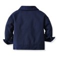thumbnail image 1 of Vedolay Top Girl's and Toddlers' Lightweight Print Zip-up Hooded Lined Jacket,Blue 4-5 Years, 1 of 5