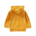 thumbnail image 1 of Vedolay Top Toddler Girl's Solid Coat Elegant Collar Double Jacket Wool Coat,Yellow 3-4 Years, 1 of 5