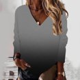 thumbnail image 1 of Vedolay Tops Hoodies for Women Oversized Half Zip Sweatshirt Crewneck Long Sleeve Pullover Hoodie Clothes,Gray M, 1 of 5