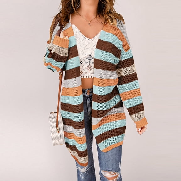 Vedolay Tops Women's Business Casual Jacket with Lined Double Suit Jacket,Brown S