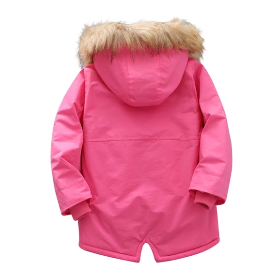 Vedolay Tops for Boy Casual 2023 Fall Coats for Boys Print Zip Up Long Sleeve Windproof Coat,Hot Pink 2-3 Years