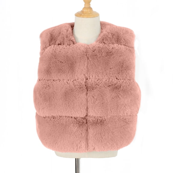 Vedolay Tops for Girl Girl's Thicken Down Jacket Winter Warm Button Down Long Sleeve Coat,Pink 4-5 Years