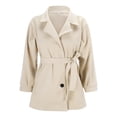 thumbnail image 1 of Vedolay Tops for Women Casual Women's Fashion Fashion Open Front Long Sleeve Office Bussiness Casual Jackets,Beige XL, 1 of 5